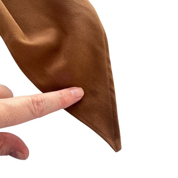 DiarraBlu Umy Jumpsuit Wrap Camel Brown Convertible Open Back XS/S Flawed - Picture 15 of 15